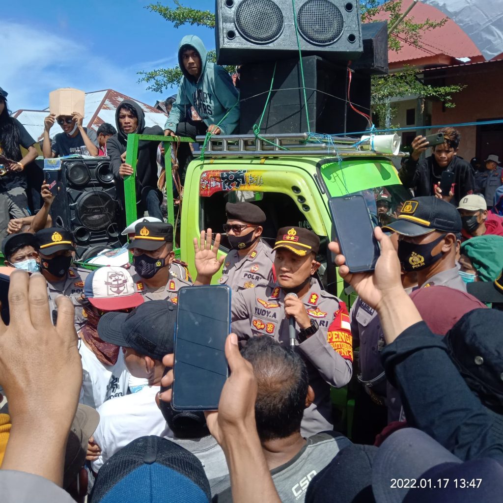 Polda Sulteng Klaim Penanganan Unjuk Rasa di Parimo Sesuai SOP