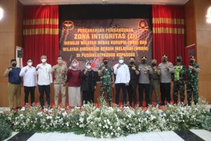 Pusdiklatpassus Kopassus Ajak PWI Jabar Canangkan Zona Integritas