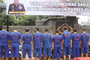 Polres Purwakarta Amankan 14 Pelaku Curat