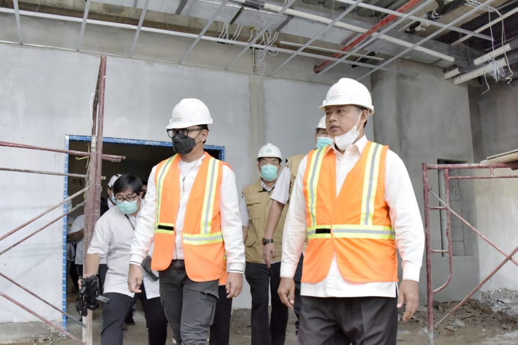 Wagub Jabar Tinjau Pelaksanaan Pembangunan Gedung Baru RSUD Kota Bogor